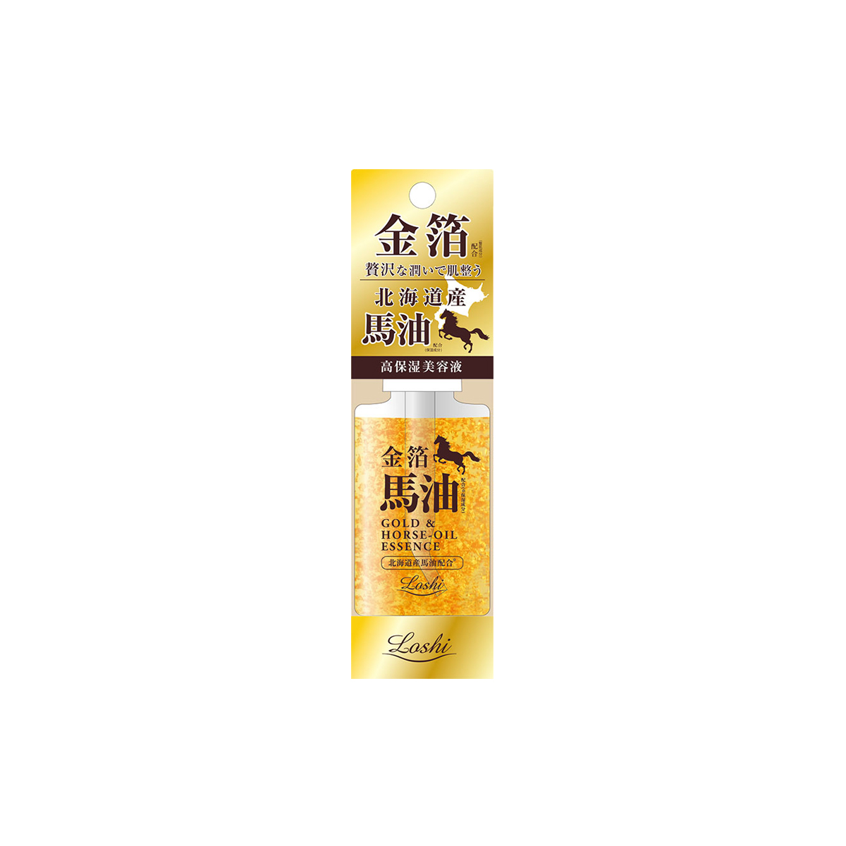 Tinh chất dưỡng da dầu ngựa Loshi Moist Aid Gold & Horse Oil Essence