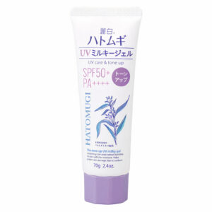 Kem chống nắng Reihaku Hatomugi Tone Up UV Milky Gel SPF50 PA++++ Lavender Color Tube