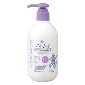 Sữa dưỡng thể nâng tông Reihaku Hatomugi TONE UP UV MILKY GEL SPF31 PA+++ PUMP TYPE