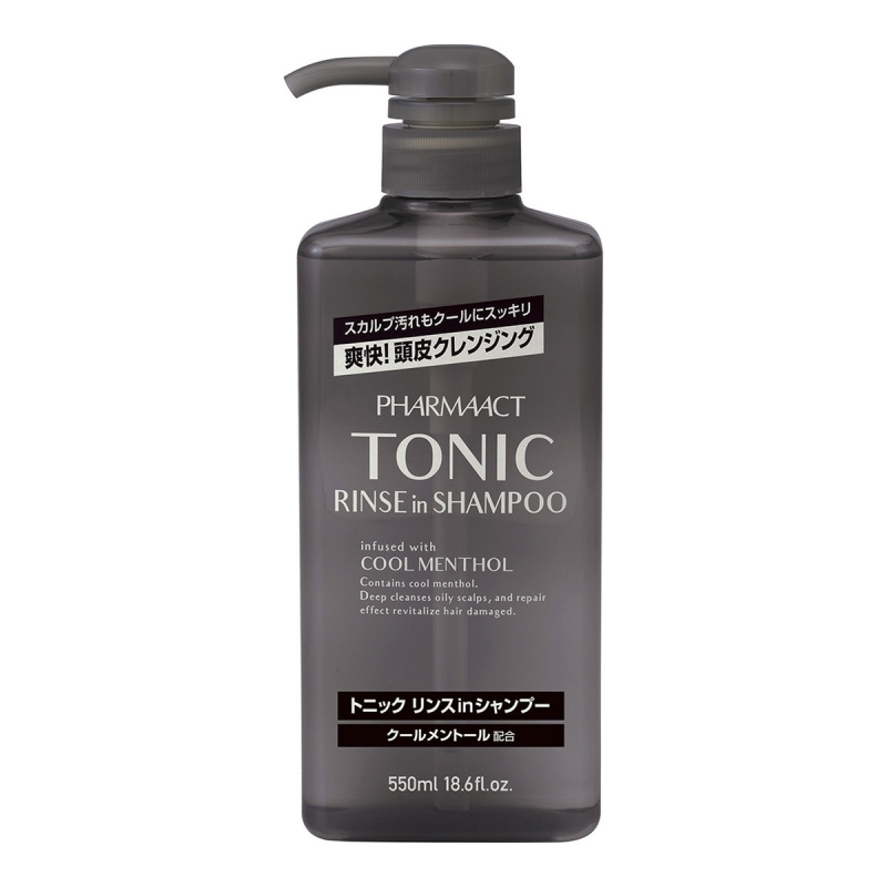 Pharmaact Dầu gội xả dành cho nam Cool Tonic Rinse In Shampoo 550ml