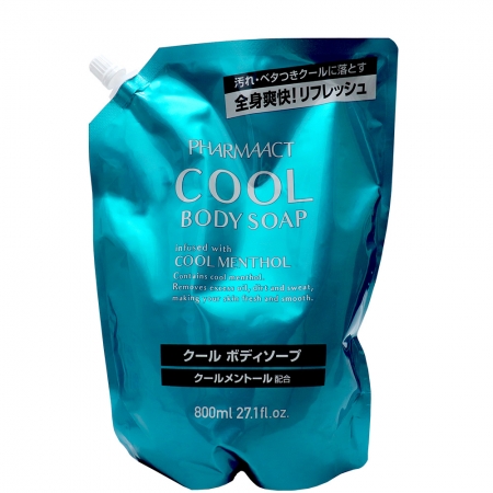 Sữa Tắm Dành Cho Nam Pharmaact Cool Body Soap - Túi Refill