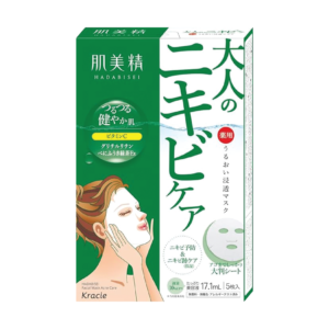 Mặt nạ Kracie HADABISEI FACIAL MASK ACNE CARE 5 SHEETS