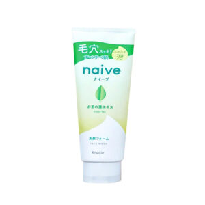 Sữa rửa mặt Kracie NAIVE FACE WASH (GREEN TEA) 130G